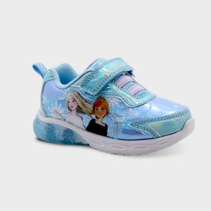 Disney Frozen Toddler Girls' Light Up Sneakers - Size 7 New